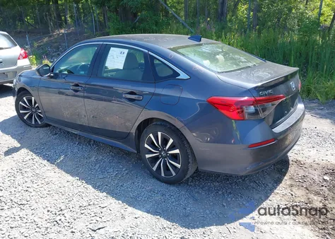 2022 Honda Civic Ex from USA, damaged, VIN JHMFE1F77NX007885